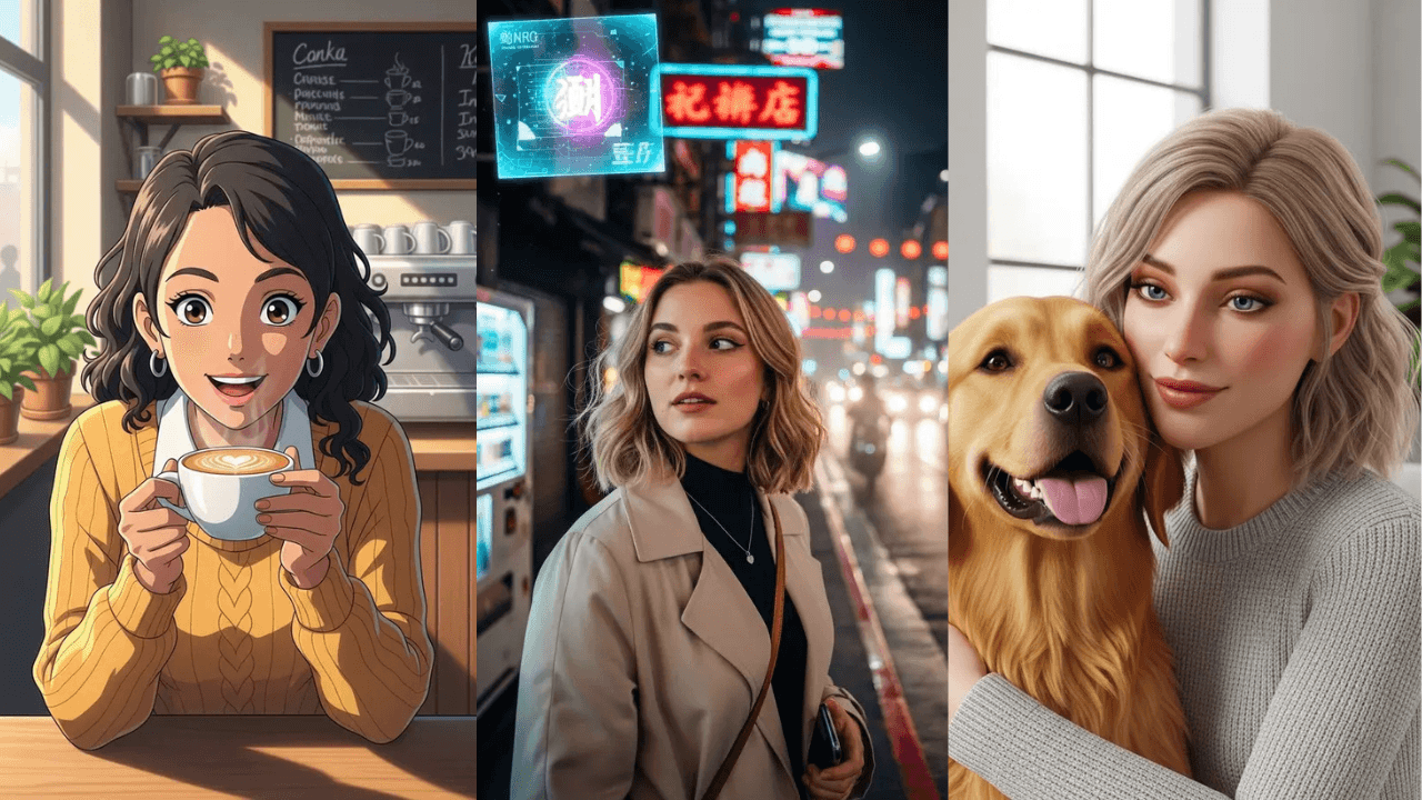 High-quality AI-generated images and videos for faceless shorts in trending visual styles like anime, cinematic, and webcomic for TikTok and Instagram Reels